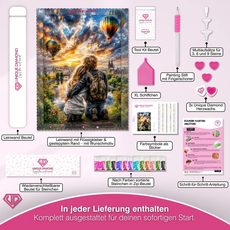 5D Diamond Painting – Gemeinsam dem Horizont entgegen