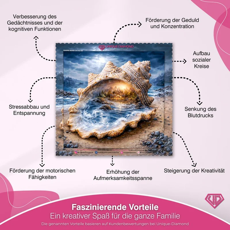 5D Diamond Painting – Sternenflüstern im Goldenen Blütenhain