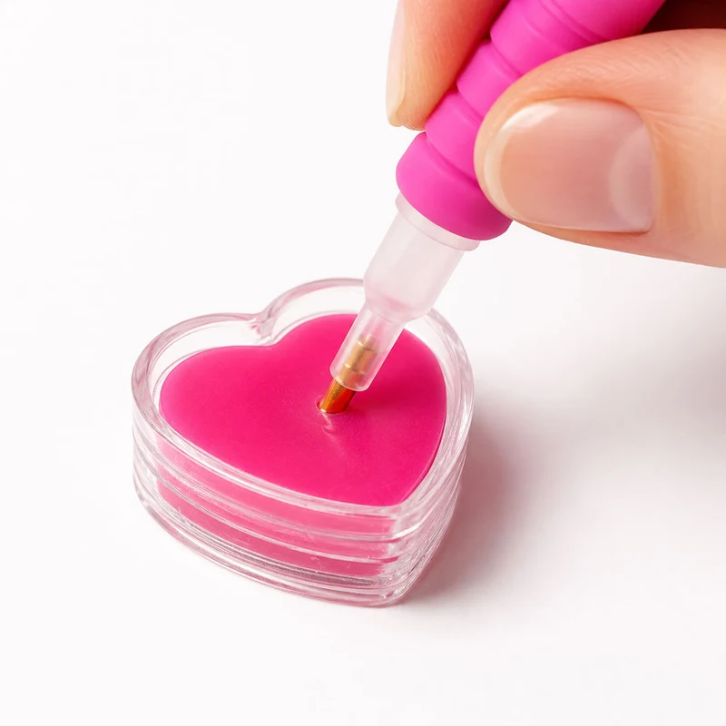 Diamond Painting Premium Wachs – Pink Heart