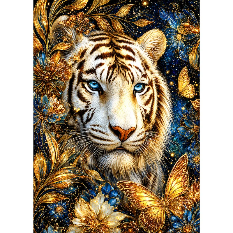 5D Diamond Painting – Aurora der Weißen Majestät