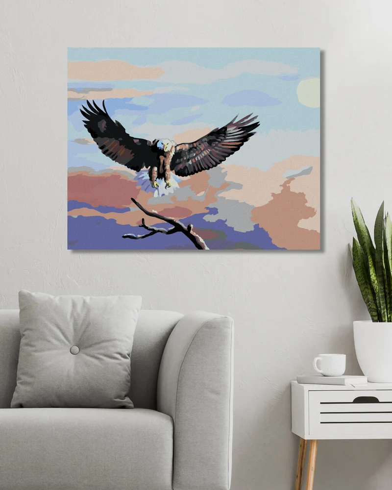 Diamond painting - LANDENDER ADLER (D. RUSTY RUST)