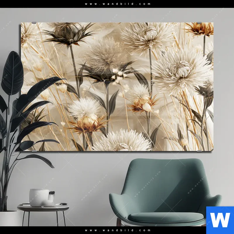 Acrylglasbild | Wildblumen | Querformat