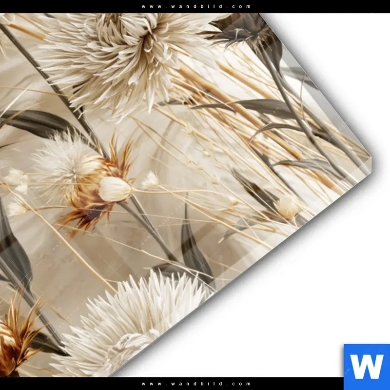 Acrylglasbild | Wildblumen | Querformat