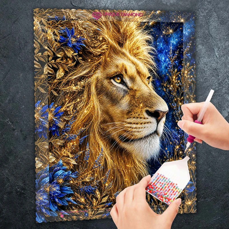5D Diamond Painting – Leandro Sternenmähne