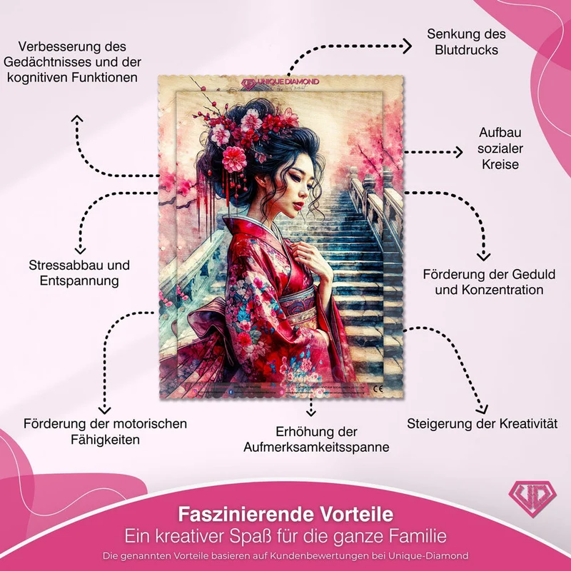 5D Diamond Painting – Tanz der Silberfedern
