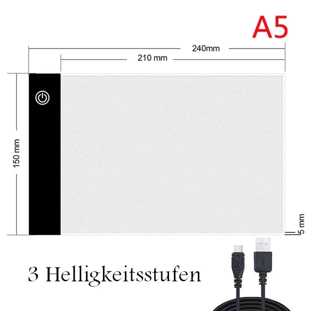 LED-Pad Unterlage A5 - Diamond Painting