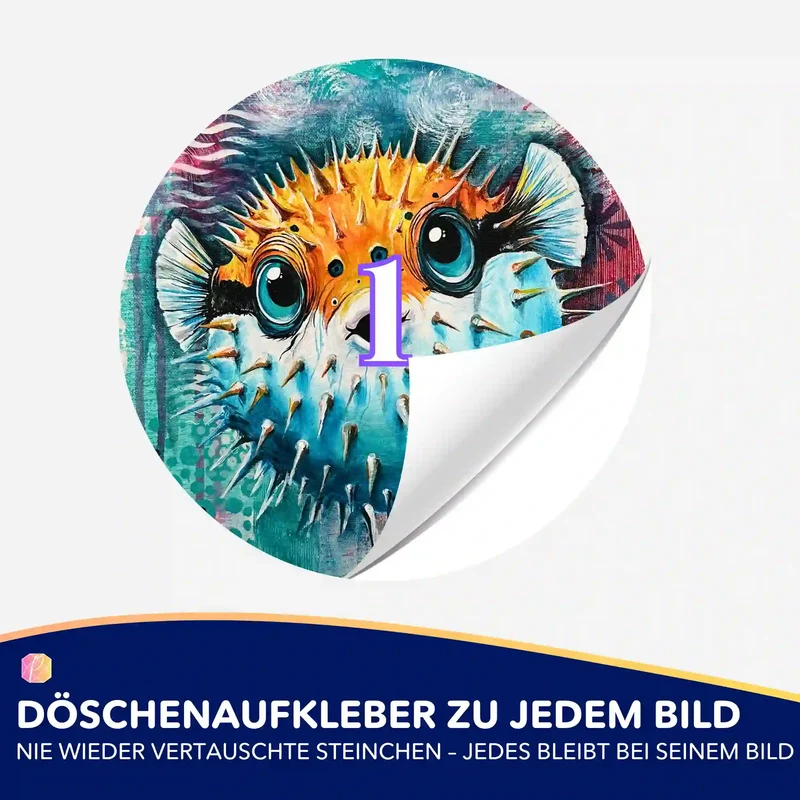 Döschenaufkleber - Mut zur Größe