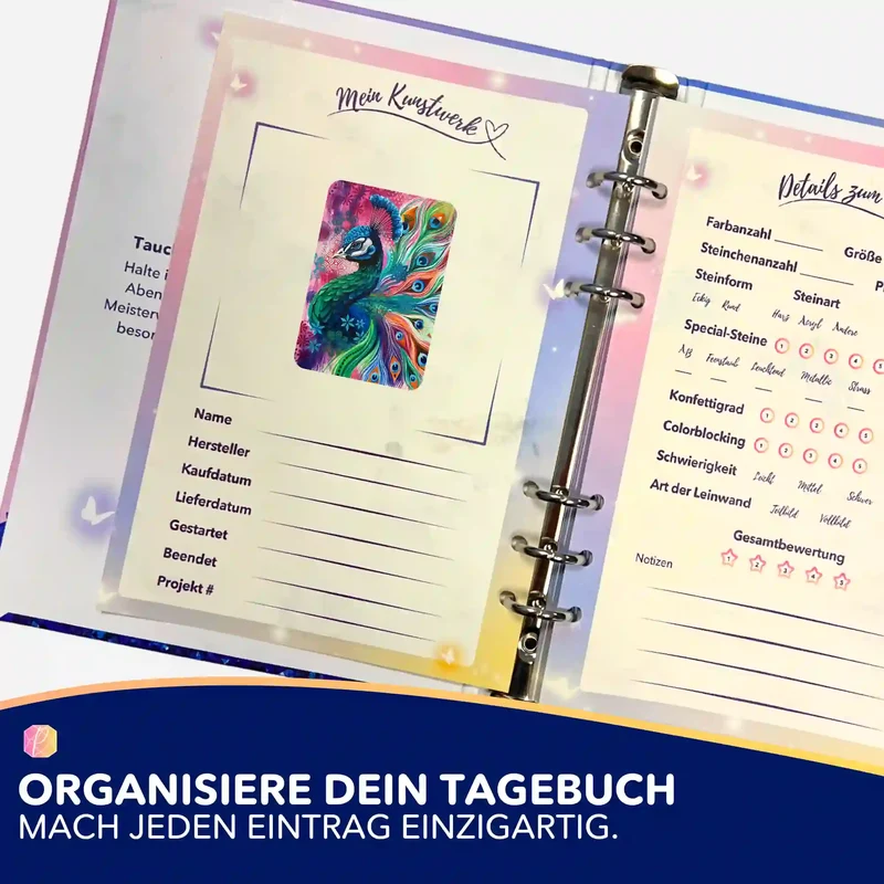 Aufkleber 5er-Set - Majestät der Farben