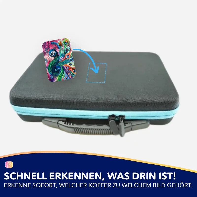 Aufkleber 5er-Set - Majestät der Farben