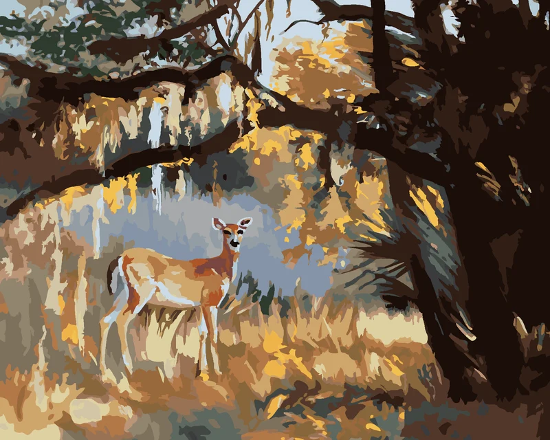 Diamond painting - RICKE UNTER EINEM BAUM (D. RUSTY RUST)