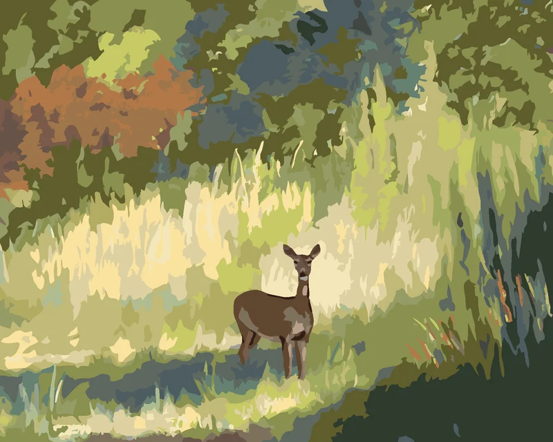 Diamond painting - RICKE IM GRAS (D. RUSTY RUST)