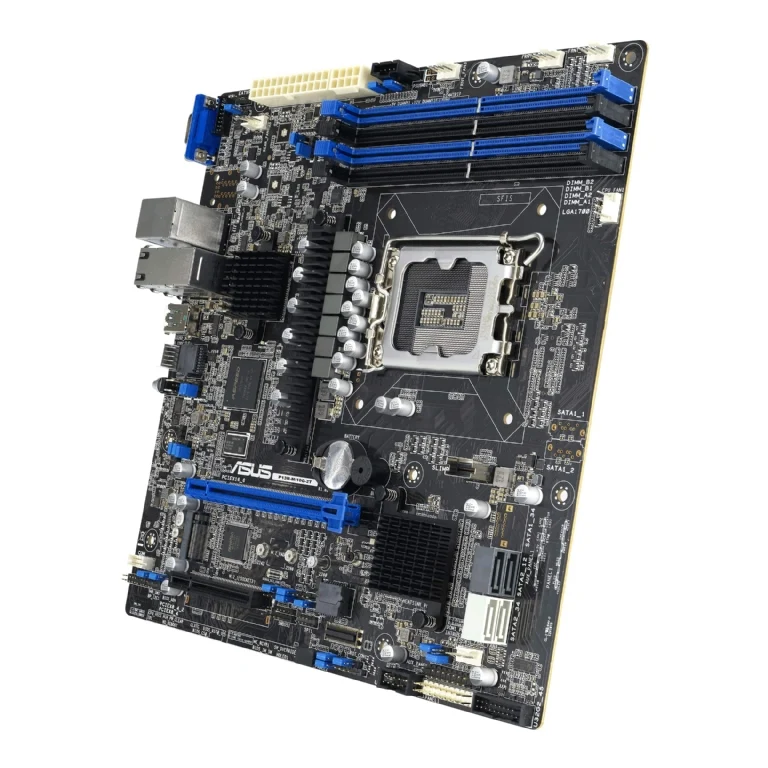 ASUS P13R-M/10G-2T Server Motherboard. Xeon E-2400 Support. Dual 10GbE LAN Onboard. VGA Video Onboard. Integrated IPMI Remote KVM. Includes ASMB11