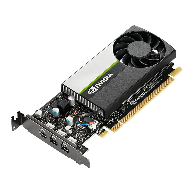 4GB PNY NVIDIA T400 Low Profile Graphics Card, Turing, 384 CUDA, GDDR6, 64-Bit, 80GB/s, 3x mDP, Single Slot, OEM