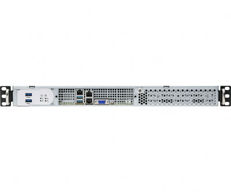 ASRock Rack 1U2-X570/2T Rackmount Server Barebone - Supports AMD Ryzen 5000 Series CPU - Ultra Short Depth - Single PSU