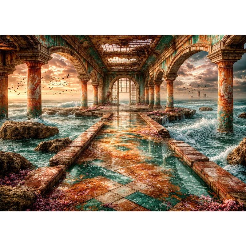 5D Diamond Painting – Halle der Ewigen Gezeiten
