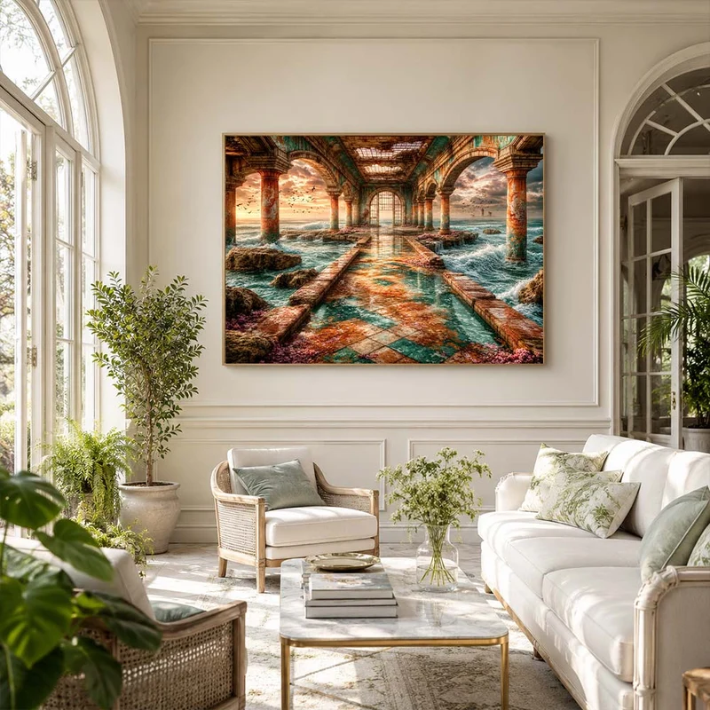 5D Diamond Painting – Halle der Ewigen Gezeiten
