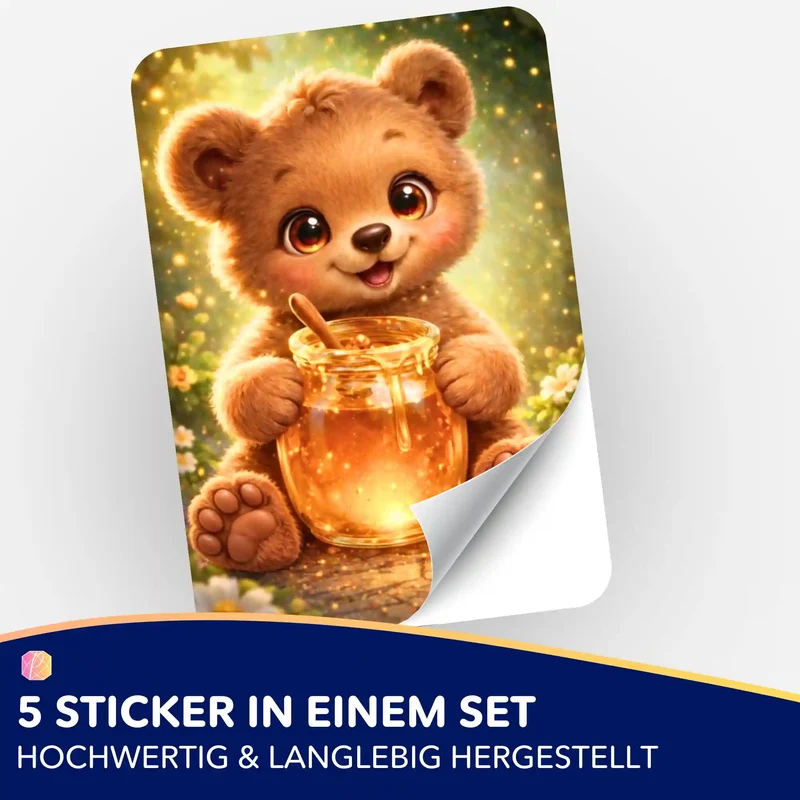 Aufkleber 5er-Set - Es ist heute, mein Lieblingstag