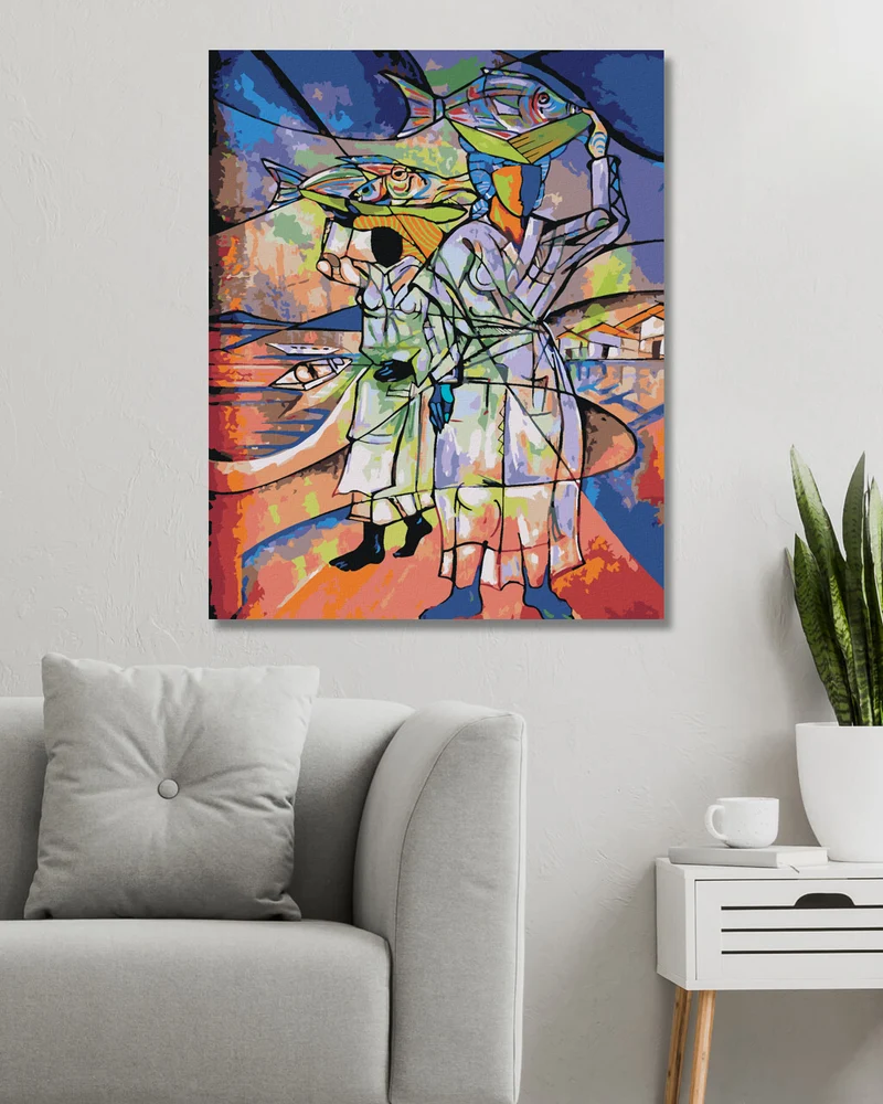 Diamond painting - FISCHVERKÄUFER