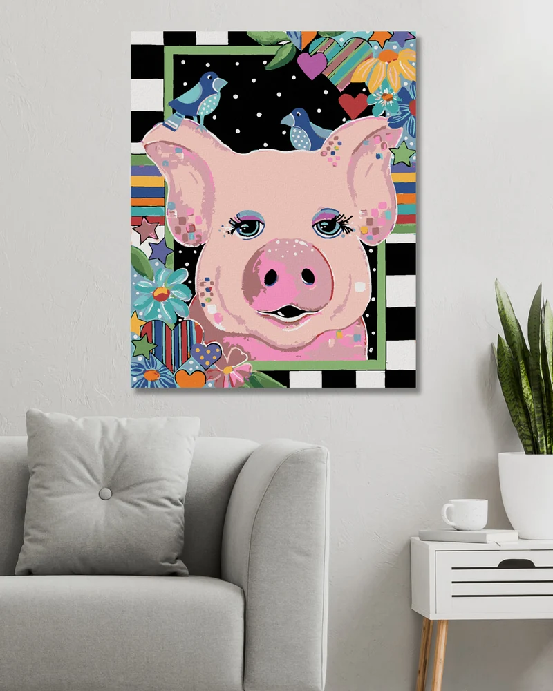 Diamond painting - SCHWEINCHEN (JONNA JAMES)