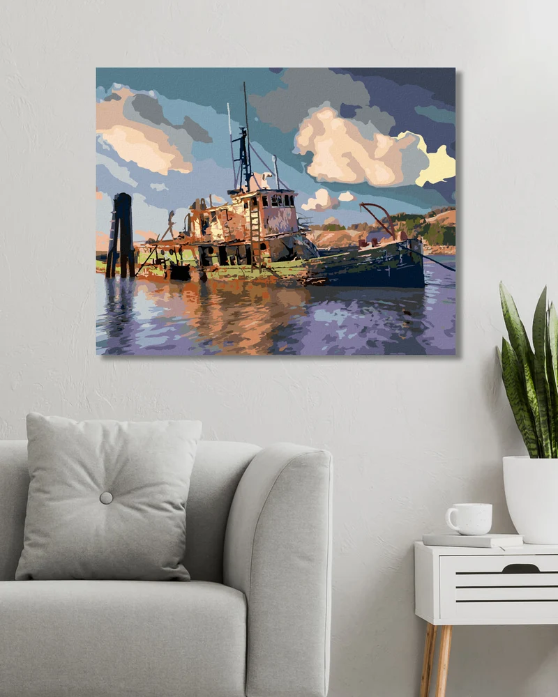 Diamond painting - DAS VERSUNKENE SCHIFF (DENNIS FRATES)