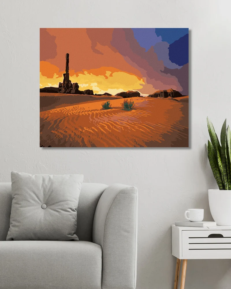 Diamond painting - WÜSTENLANDSCHAFT (DENNIS FRATES)