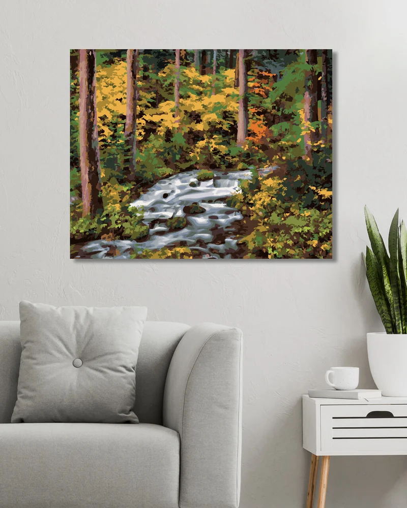 Diamond painting - BACH IM WALD (DENNIS FRATES)