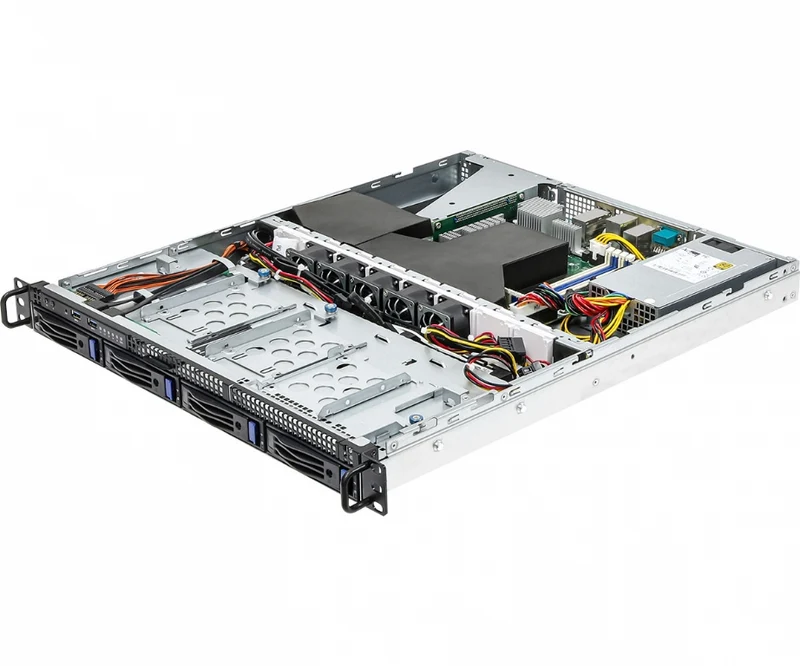 ASRock Rack 1U4LW-X570/2L2T 1U Rackmount Server Barebone - Supports AM4 Ryzen 5000 Series CPU - Single PSU