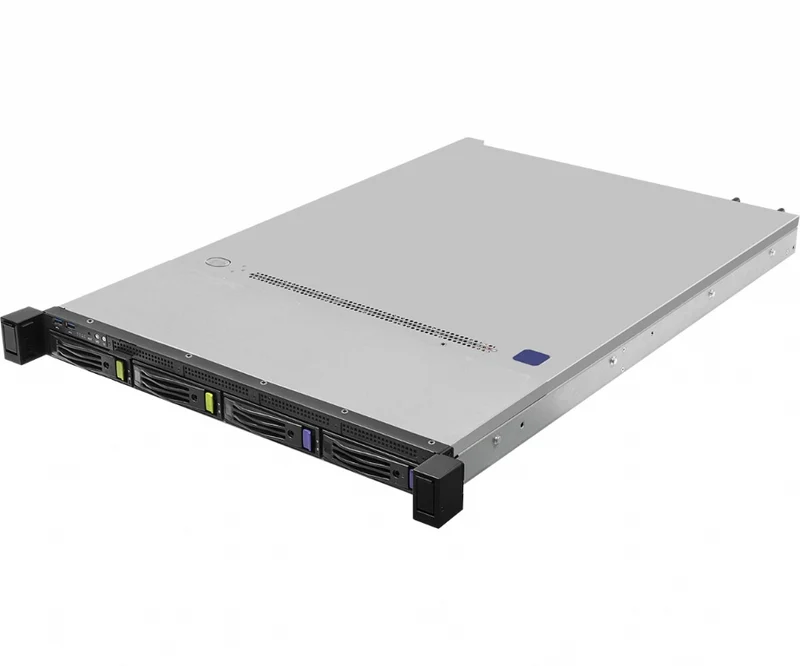 ASRock Rack 1U4L2E-B650 RPSU 1U Rackmount Server Barebone - Single AMD EPYC 4004 or Ryzen 7000 Series CPU - 4x Hot-Swap Bays - Dual PSU