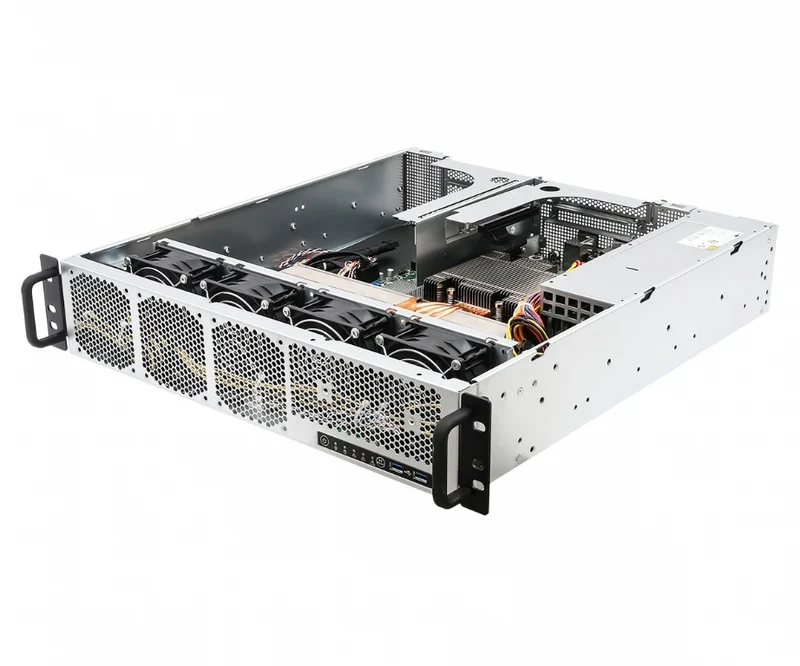 ASRock Rack 2U1G-B650/EVAC 2U Rackmount Server Barebone - Single AMD EPYC 4004 or Ryzen 7000 Series CPU - High Performance Air Cooled CPU - Dual PSU
