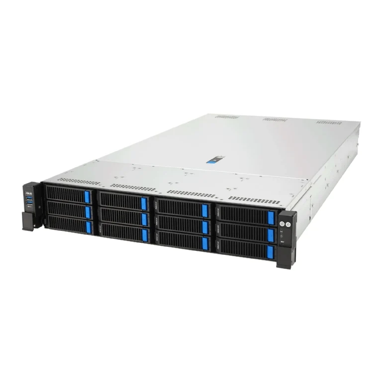 ASUS RS720-E12-RS12U 2U Rackmount Dual Intel Xeon 6 Scalable Server - 12x Hot-Swap Bays - Redundant PSU