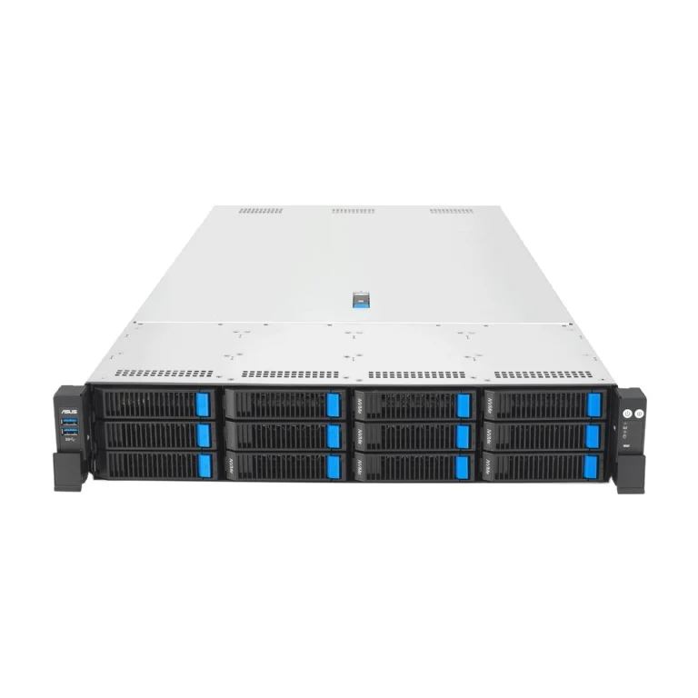 ASUS RS720-E12-RS12U 2U Rackmount Dual Intel Xeon 6 Scalable Server - 12x Hot-Swap Bays - Redundant PSU