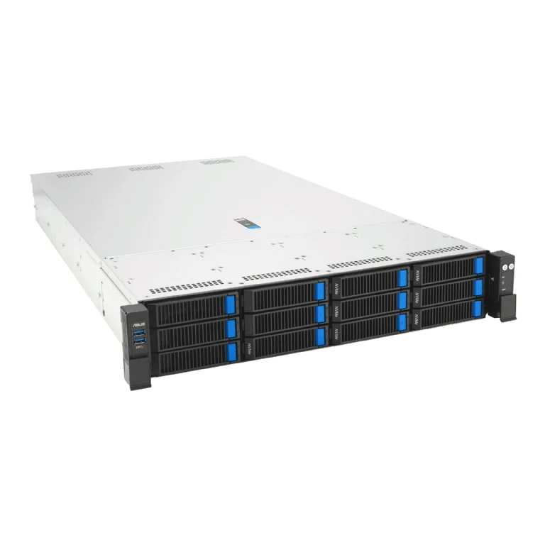 ASUS RS720-E12-RS12U 2U Rackmount Dual Intel Xeon 6 Scalable Server - 12x Hot-Swap Bays - Redundant PSU