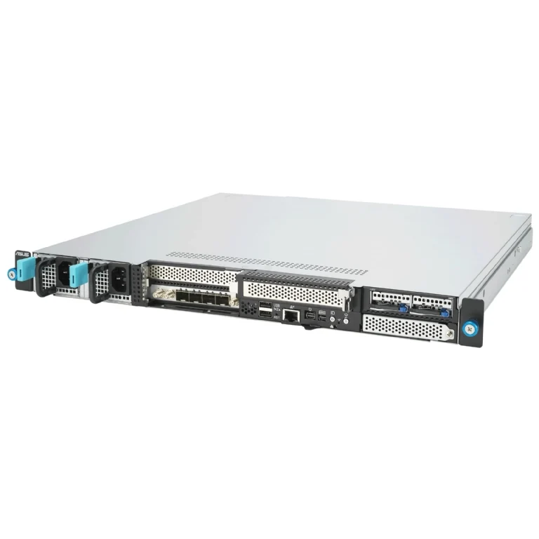 ASUS ESR1-511-X4TF 1U Rackmount Single Xeon 5th Gen Edge Server - Short Depth - Front IO - Redundant PSU
