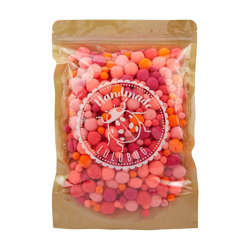 Lulubug PomPon Set, 500 Stück "Neon"