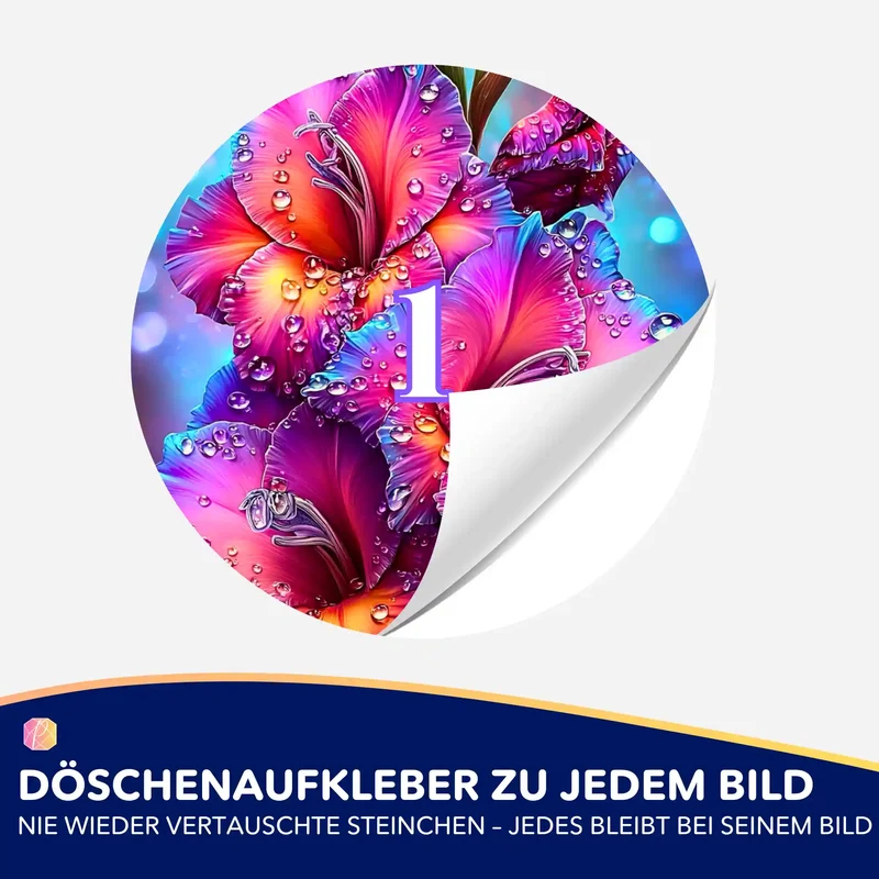 Döschenaufkleber - Morgentau