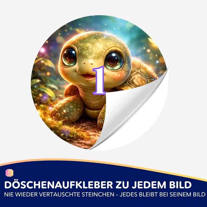 Döschenaufkleber - Ein langer Weg