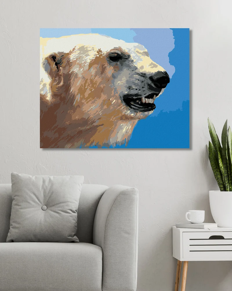 Diamond painting - EISBÄR PORTRÄT (D. RUSTY RUST)