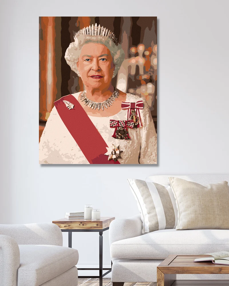 Diamond painting - PORTRÄT VON KÖNIGIN ELIZABETH II.