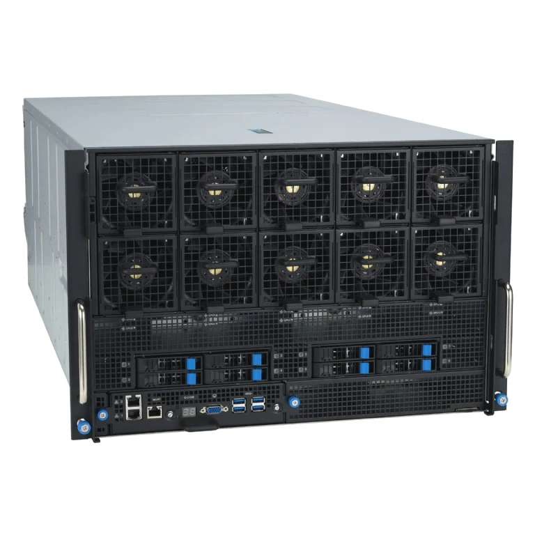 ASUS ESC A8A-E12U 7U Rackmount Dual 9005 Series AMD EPYC GPU Server - 8x Hot-Swap Bays - 8x GPU Support - Redundant PSU
