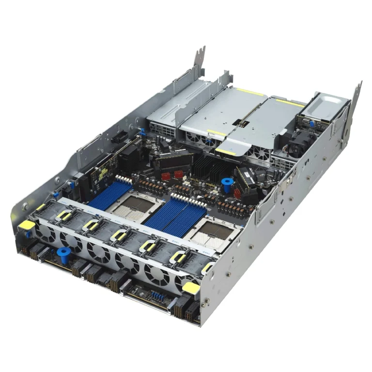ASUS ESC A8A-E12U 7U Rackmount Dual 9005 Series AMD EPYC GPU Server - 8x Hot-Swap Bays - 8x GPU Support - Redundant PSU