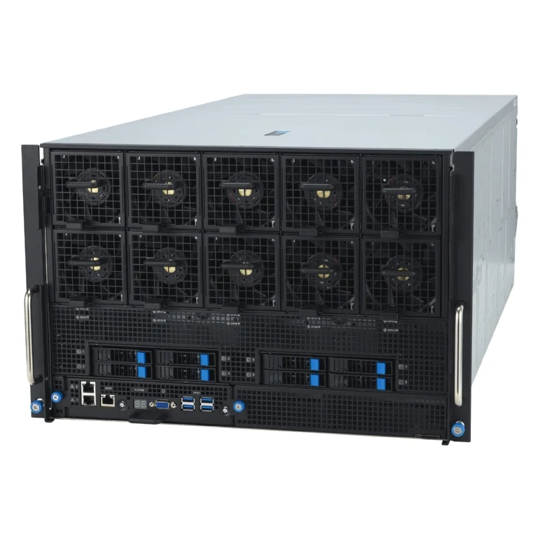 ASUS ESC N8-E11 7U Rackmount Dual Intel Xeon 5th Gen GPU Server - 8x Hot-Swap Bays - 8x GPU Support - Redundant PSU