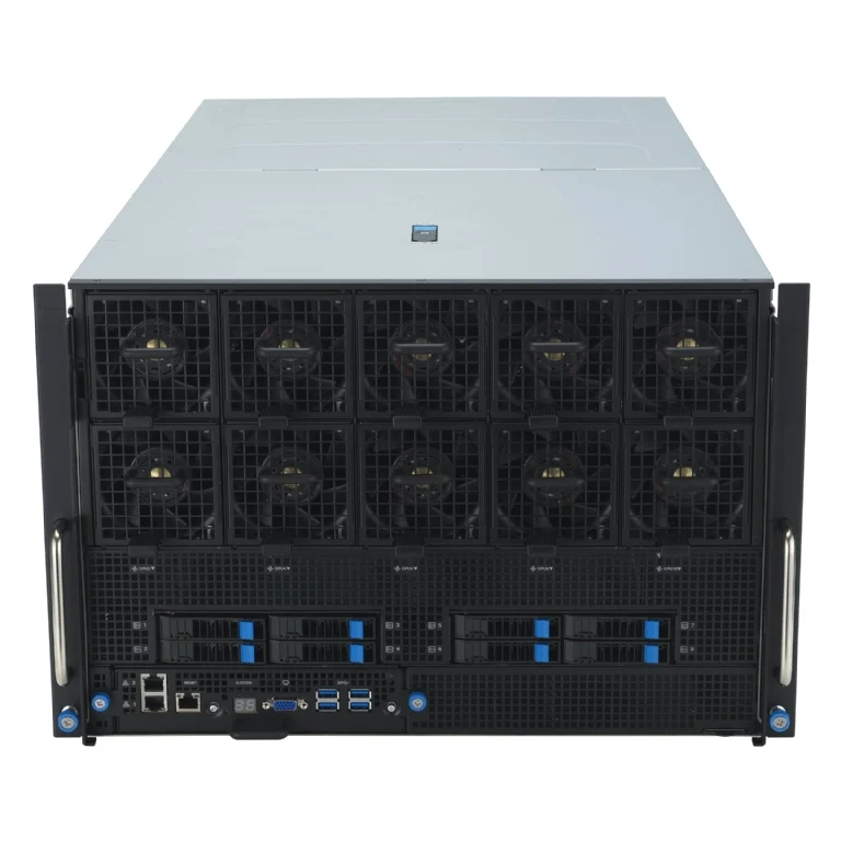 ASUS ESC N8-E11 7U Rackmount Dual Intel Xeon 5th Gen GPU Server - 8x Hot-Swap Bays - 8x GPU Support - Redundant PSU