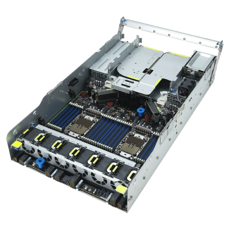 ASUS ESC N8-E11 7U Rackmount Dual Intel Xeon 5th Gen GPU Server - 8x Hot-Swap Bays - 8x GPU Support - Redundant PSU
