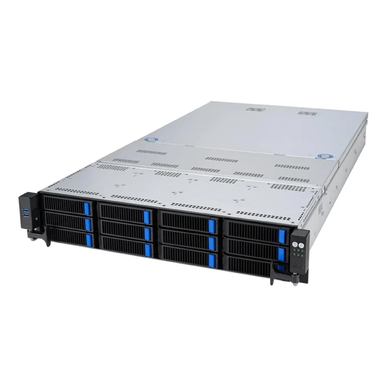 ASUS RS720-E11-RS12U 2U Rackmount Dual 4th Gen Intel Xeon Scalable Server - 12x Hot-Swap Bays - Redundant PSU