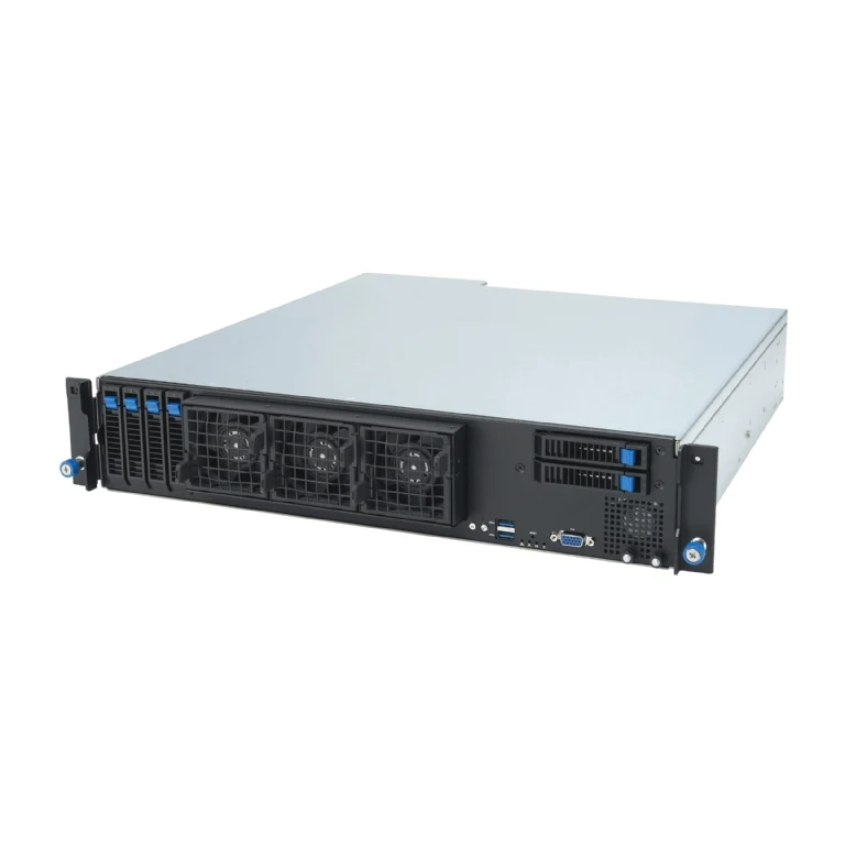 ASUS EG520-E11-RS10-R 2U Rackmount Single Xeon 5th Gen Edge Server - Short Depth - Rear IO - Redundant PSU