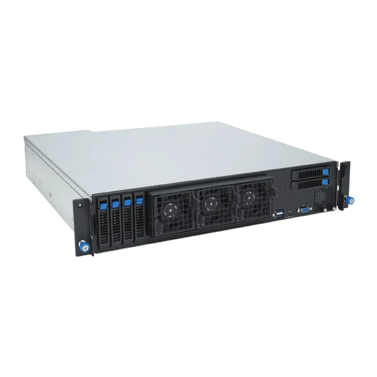 ASUS EG520-E11-RS10-R 2U Rackmount Single Xeon 5th Gen Edge Server - Short Depth - Rear IO - Redundant PSU