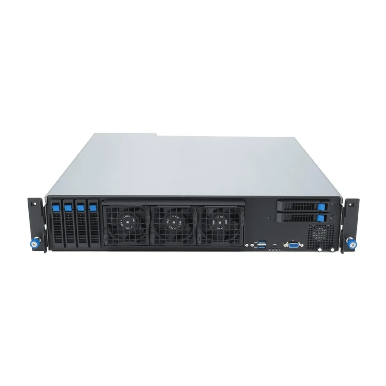 ASUS EG520-E11-RS10-R 2U Rackmount Single Xeon 5th Gen Edge Server - Short Depth - Rear IO - Redundant PSU