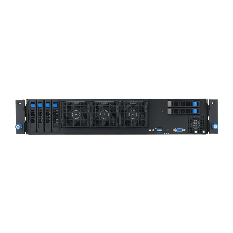 ASUS EG520-E11-RS10-R 2U Rackmount Single Xeon 5th Gen Edge Server - Short Depth - Rear IO - Redundant PSU