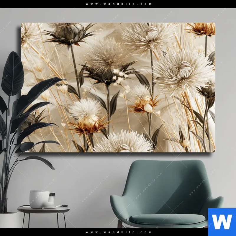 Leinwandbild | Wildblumen | Querformat