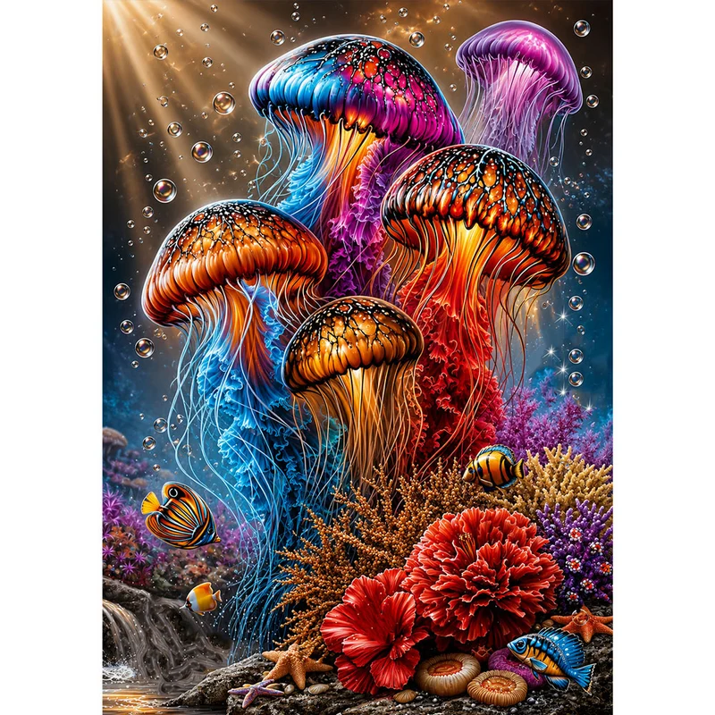 5D Diamond Painting – Leuchten der Tiefsee